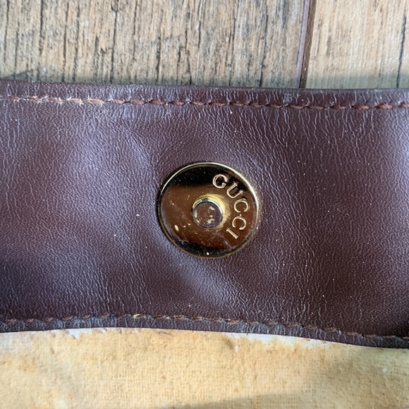 Gucci Suede Leather Vintage Brown Bamboo Arm Bag - Picture 5 of 11